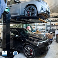 Plateforme élévatrice hydraulique pour véhicules 2700 kg, pour garage et stationnement, empileur dépendant