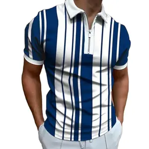 2022 नई पुरुषों की जिपर जेब पोलो शर्ट एक साथ शामिल होने रंग ब्लॉक पोलो शर्ट ब्रांड पुरुषों गर्मियों में कम बाजू टी शर्ट S-3XL