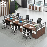 Cloisons de bureau, poste de travail pour bureaux d'entreprise, écoles, collection de tables de bureau professionnelles avec bureau modulaire