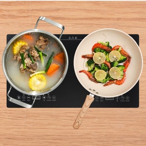 Cocina de inducción eléctrica de alta potencia de 3500W al por mayor, perilla de cocina doble integrada de doble cabezal, batería de olla caliente doméstica RV - Product Image 5