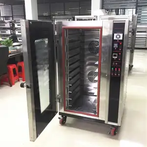 Commercial Electric Convection Oven Industrial Stainless Steel Hot Air 5 8 10 Trays Single Glass Oven Door Gas 1100