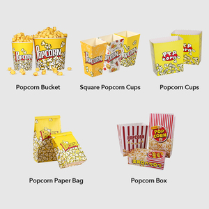 Petites boîtes à <span class=keywords><strong>pop</strong></span>-<span class=keywords><strong>corn</strong></span> en papier noir imprimées sur mesure Boîte à <span class=keywords><strong>pop</strong></span>-<span class=keywords><strong>corn</strong></span> kraft individuelle - Product Image 6