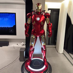 Estatua de Iron Man de Tamaño Real Personalizada de Fábrica, Escultura de Iron Man MK7 de Resina de Fibra de Vidrio para Decoración de Interiores - Product Image 2