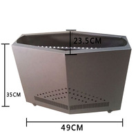 Vente directe fabricant : Lampe LED à effet flamme verticale grand format, Lampe brasero électronique pour fêtes et feux de camp, Éclairage de scène d'ouverture