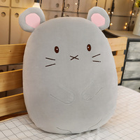 Animal en peluche mignon personnalisé grande poupée grand énorme doux Shiba Inu blanc lapin souris dinosaure oreiller en peluche