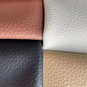 Ketebalan 0.8mm kulit sofa PVC seri lychee grain miloti-f