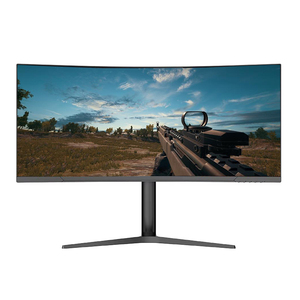 Écran incurvé <span class=keywords><strong>ultra</strong></span>-large de 34 pouces 21:9 <span class=keywords><strong>WQHD</strong></span> 4K 75HZ 165HZ 180Hz Moniteur de jeu LED RGB HDR Affichage Ordinateur de bureau PC Moniteur LCD - Product Image 1