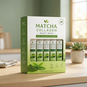 Bebida de Belleza en Polvo con Colágeno y Matcha, Marca Privada OEM, Sobres de Preparación Instantánea, Bebida Funcional - Product Image 2