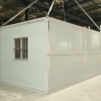 Prêt à Expédier Portable Préfabriqué Expédition Conteneur Pliant Maison À Vendre Préfabriqué Pliable Mobile Modulaire Mini Maison Prix