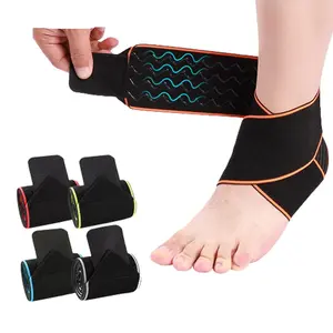 Hoge Kwaliteit Antislip Verstelbare Fit Gym Sport Compressie Stabilisator Enkelsteun Wrap Strace Brace Guard Bandage Protector