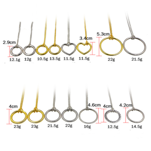 Personalizzare l'alta qualità galvanica l'infinito magico Trick Set Unisex in metallo catena ad anello giocattolo per collana semplice logica mago del nodo - Product Image 3