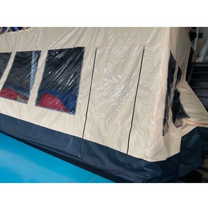 Al Aire Libre 5-8 personas <span class=keywords><strong>Camping</strong></span> PVC RV <span class=keywords><strong>tienda</strong></span> de sombra impermeable a prueba de viento a prueba de mosquitos toldos <span class=keywords><strong>tienda</strong></span> para <span class=keywords><strong>coche</strong></span> - Product Image 6