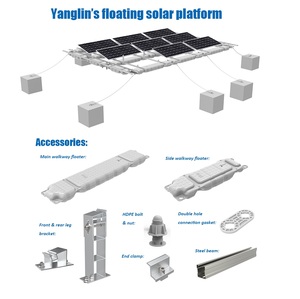 Panel surya mengambang sistem pemasangan pada air Panel surya Platform mengambang - Product Image 2