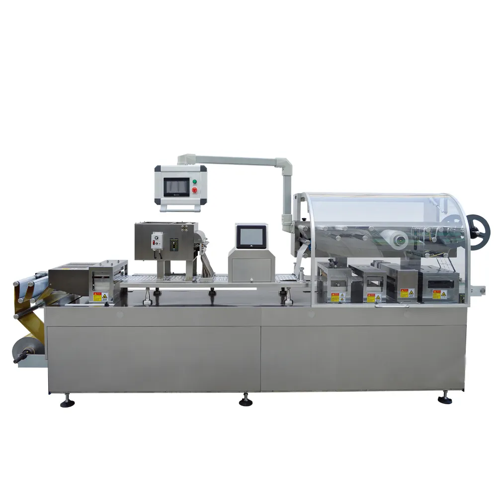 Automatic Aluminum-plastic Chewing Gum Candy Lollipop Blister Packaging Machine