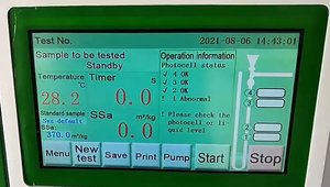Testeur de surface spécifique de ciment entièrement automatique, perméomètre à <span class=keywords><strong>air</strong></span>/mesure de surface spécifique - Product Image 2