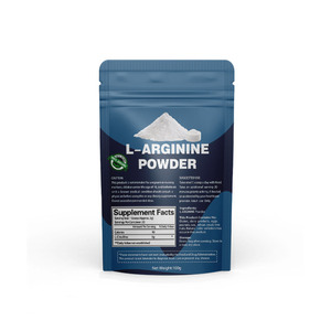Anpassbare Kleine Beutel 100g Verpackung <span class=keywords><strong>L</strong></span>-Arginin Nahrungsergänzungsmittel <span class=keywords><strong>L</strong></span>-Arginin-Pulver 99% <span class=keywords><strong>L</strong></span>-Arginin - Product Image 3