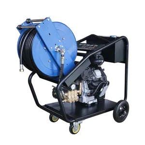 70LPM 150Bar Municipal Sanitation Pipe Dredging Machine Gasoline Engine High Pressure Cleaning Machine