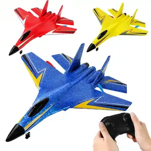 Nouveau meilleur avion de chasse télécommandé Avions aériens Vitesse de vol Mousse Led Planeur Rc Avion Jouets