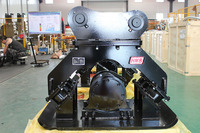 Compacteur à plaques vibrantes hydrauliques haute fréquence pour excavatrice, construction routière, remblaiement de pipeline et compactage de pente