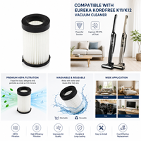 Filtre HEPA de remplacement lavable compatible avec l'aspirateur Eureka Kordfree K11/K12