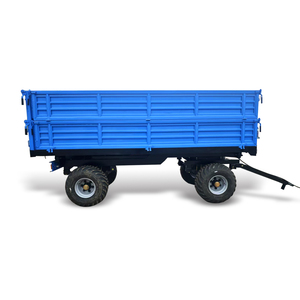 Nhà máy cửa hàng Trailer nông nghiệp giỏ hàng với 4 bánh xe đổ loại Trailer quy mô lớn hàng rào cao - Product Image 6