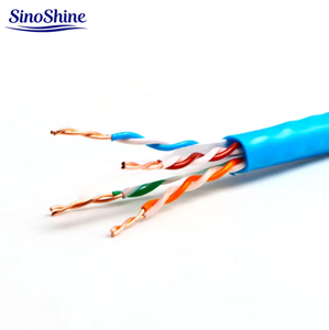 Câble Ethernet extérieur blindé <span class=keywords><strong>FTP</strong></span> Cat5e 24AWG 4 paires, isolation PE, gaine PVC résistante aux UV pour applications de chauffage industriel - Product Image 4