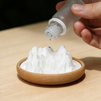 Mini diffuseur d'huiles essentielles en pierre de diatomite de montagne, petit ornement de bureau créatif pour la maison et le bureau, avec support en bois