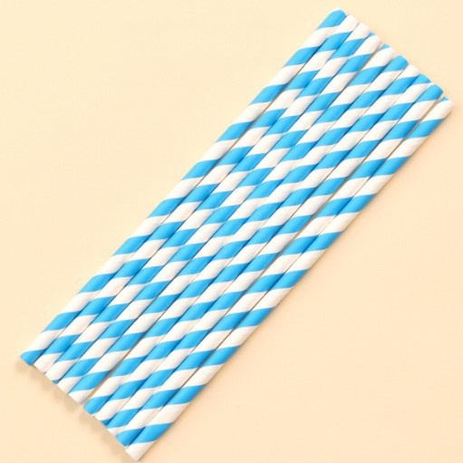 Pajita azul * 20 unidades