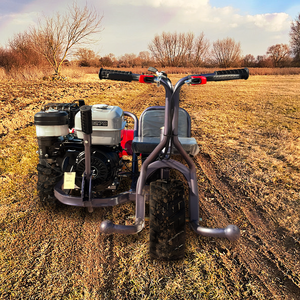 Micro-cultivateur rotatif agricole à <span class=keywords><strong>trois</strong></span> roues motrices pour serres, champs et fossés forestiers - Product Image 2