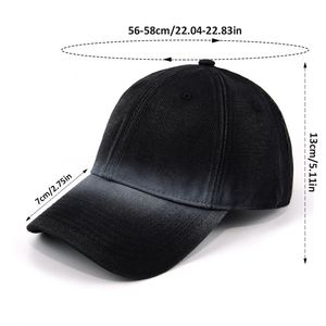 Chapeau de papa personnalisé OEM de haute qualité non structuré Vintage Gradient Denim Soft Baseball Cap Street Style Sporty Unique Leaf Pattern - Product Image 3