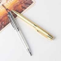 Stylo à bille en métal style Mont avec logo personnalisé, largeur d'écriture de 1.0mm, cadeau