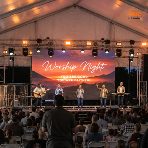Écran LED de location haute fréquence de rafraîchissement 3840Hz P2.6 P2.9 P3.9 pour événements religieux, concerts, tentes et scènes de culte - Product Image 1