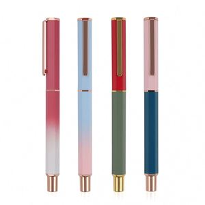 Custom High Quality <b>Color</b> Matching Cute Luxury Business Promotional Gift Ballpoint Metal Hexagon <b>Pen</b> Custom Logo Office Use UV - Product Image 1