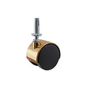 Rueda Doble de 2 Pulgadas con Rodamiento de Bolas y Montaje en Eje |   para Sillas de <span class=keywords><strong>Oficina</strong></span> y Muebles Móviles |   Carritos y Equipos |   Venta al por mayor, OEM - Product Image 1