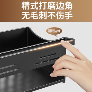 Escurridor de Cocina Multifuncional Cuadrado de ABS, Organizador de Almacenamiento para Fregadero Montado en la Pared, para Paños de Cocina, Esponjas, Jabón y Encimera - Product Image 5