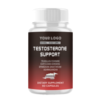 Compléments de vitalité masculine, capsules naturelles de renforcement de la testostérone avec extrait de Tribulus Terrestris, stimulant de la libido pour hommes, 60 capsules végétaliennes