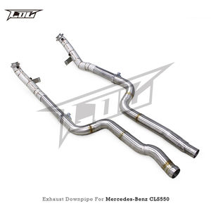 Готовый к отгрузке OEM-выпуск: прямой даунпайп 2,75 дюйма для <span class=keywords><strong>Mercedes</strong></span>-Benz CLS550 4.7 2012-2016, E550 W212 M278, нержавеющая сталь, выхлоп 70 мм - Product Image 3