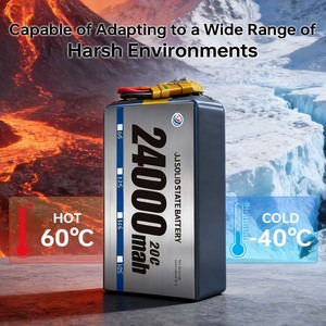 6S 8S 드론 배터리 22000mAh 24000mAh 고출력 반고체 리포 배터리 팩 장거리 UAV 배터리 고방전 20C - Product Image 5