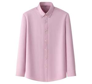 Camisa de Textil <span class=keywords><strong>Oxford</strong></span> Lavada 100% Algodón, Última Moda 2025, para <span class=keywords><strong>Hombre</strong></span>, Casual, de Negocios, Blanca - Product Image 2