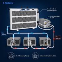 Radiateur de refroidissement à eau 12KW, refroidisseur liquide industriel, double affichage numérique, contrôle de température, personnalisable OEM pour l'informatique haute performance