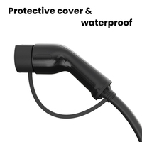 Câble de charge de voiture EV 3.6kW 16A 1phase Type 2 câble 23 pieds câble de haute qualité pour station de charge de véhicule électrique