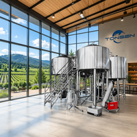 Équipement complet de brassage de bière Tonsen 500L-5000L, système de brasserie clé en main, machine en acier inoxydable 304 pour brasserie commerciale