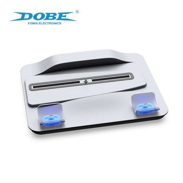 DOBE PS5 Charging Station Dock Vertical Stand for PS5 DualSense Controller Game Accessories