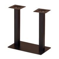 Tabouret de bar moderne personnalisé au design minimaliste, pieds de table à manger, supports en fonte plaqués or, base en acier inoxydable