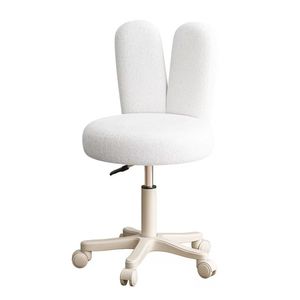 Taburete Rodante para Estética, Silla de Computadora, Taburete para Manicura y Maquillaje, Silla con Respaldo y Altura Ajustable, Moderna y Sencilla para Uso Doméstico - Product Image 1