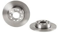 Rotor de disco de freno sólido trasero de precio de fábrica de Venta caliente 08B41310 5Q0615601D 1K0615601AA para Audi Seat VW