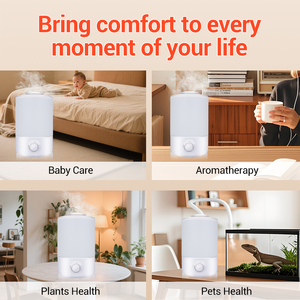 Tiếng ồn thấp Trắng 4L xe tăng mát sương humidificateur phòng ngủ bé Vườn Ươm Máy tạo độ ẩm không khí cho nhà - Product Image 4