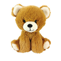 Jouet en peluche moelleux jaune et brun pour animaux Jouet en peluche anti-stress avec singe lapin tigre ours chat renard