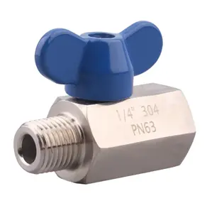 Factory Direct Sells Stainless Steel Mini Ball Valves NPT Thread SUS316