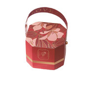 Caja de Regalo de Boda de Estilo Romántico Creativo, Caja de Embalaje de Velas de Alta Gama, Caja de Dulces con Decoración Recubierta, Marco de Fotos Reciclado